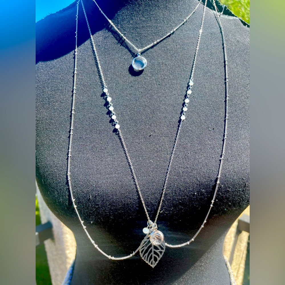 Interesting 3 strand necklace